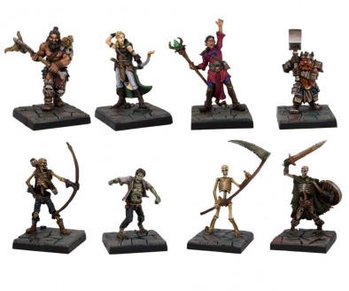 Dungeon Sagas Painted Heroes & Enemies