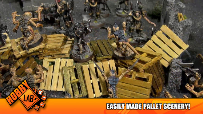 Hobby Lab: Easily Made Pallet Scenery!