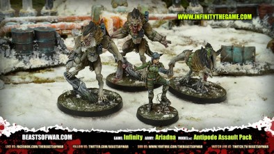 Game: Infinity Army: Ariadna Model(s): Antipode Assault Pack