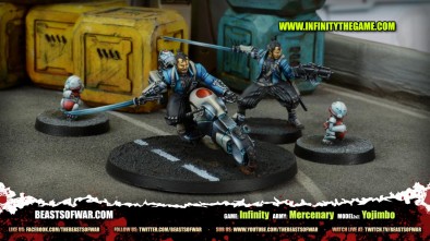 Game: Infinity Army: Mercenary Model(s): Yojimbo