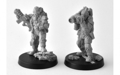 Republic Grenadier Specialists - Commander and Missile Launcher