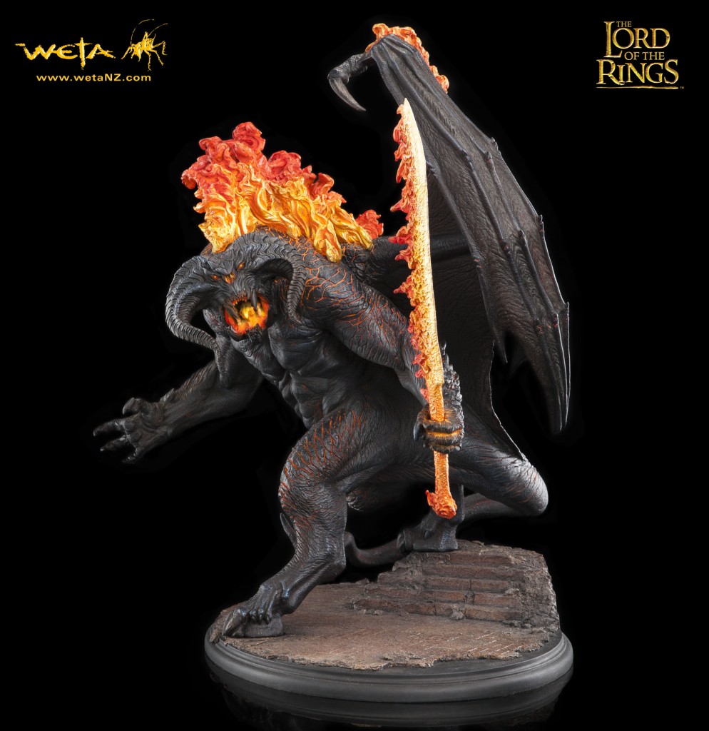 lord of the rings balrog statue