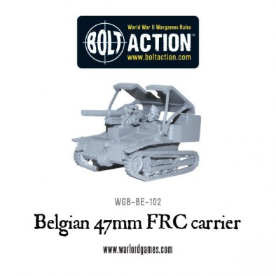 Belgian 47mm FRC Carrier Lifted Gun Shield