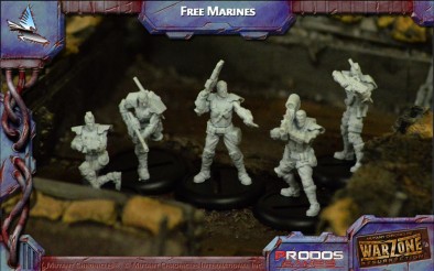 Tabletop Capitol Support Free Marines Warzone Resurrection Prodos