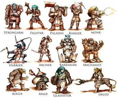 Half-Orc Kickstarter Heroes