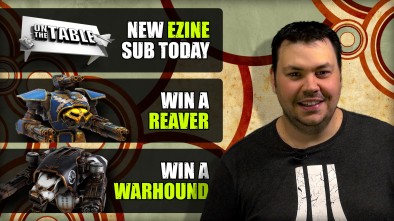 NEW On The Table EZine and WIN a 40K Titan