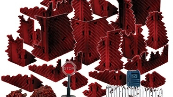 thumbnail image 2 of Mantic Mars Attack Game: 5 Used Human Civilians Miniatures – Wargame Bitz 2 of 5
