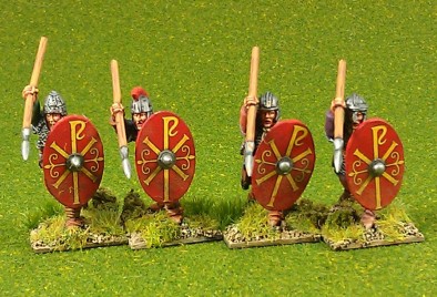 Warriors with Spears Advancing