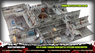 SCI-FI CARD TERRAIN from Battle Systems Kickstarter!