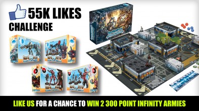 55K Likes Challenge – Win Two 300 Point Infinity Armies!