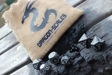 Dragon Scales Black Dice