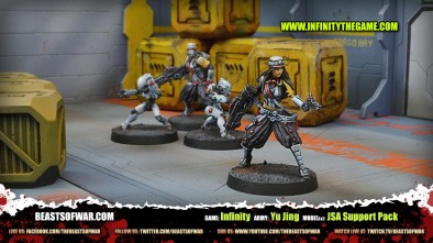 Game: Infinity Army: Yu Jing Model(s): JSA Support Pack