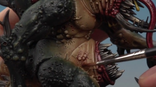 Games Workshop Painting Tutorial: Painting A Maggoth Lord #2