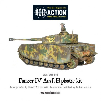 Panzer IV Ausf.H Plastic Kit Back