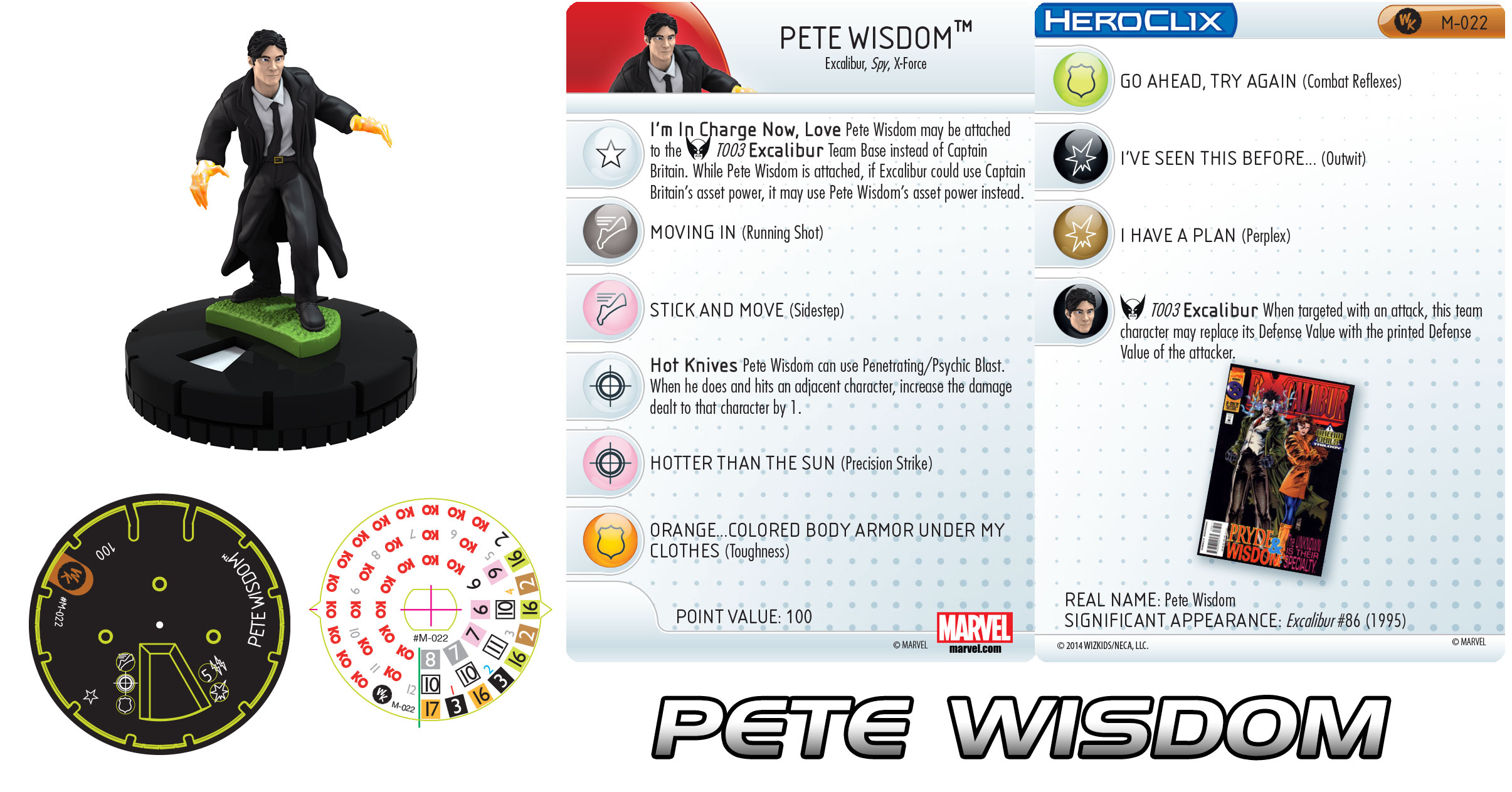 Mutant Spy Pete Wisdom is the Next Marvel Miniature for HeroClix ...