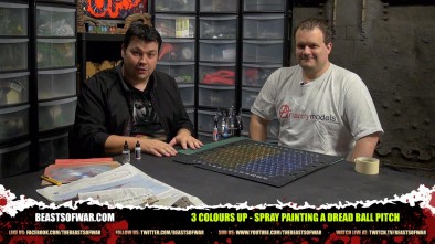 Air Brushing Your Battle Zones Dread Ball Pitch!