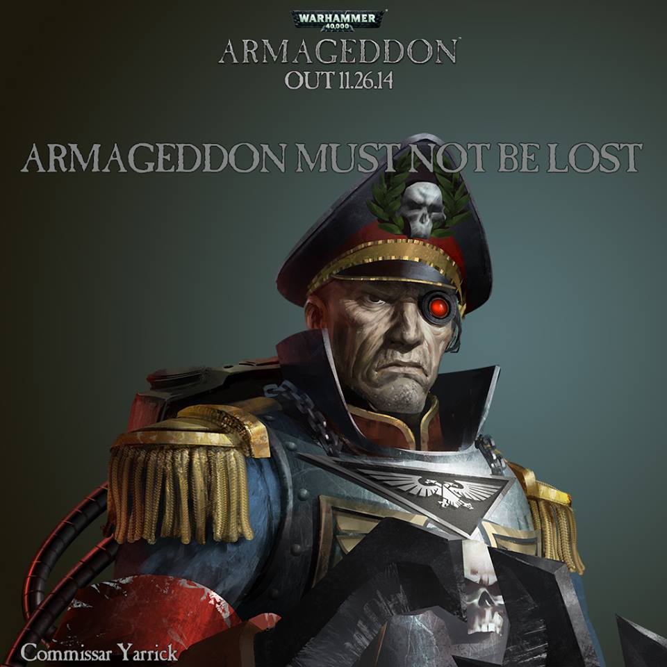 Armageddon Commissar Yarrick.