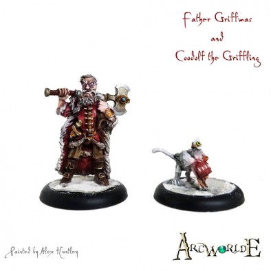 Father Griffmas & Coodolf the Griffon