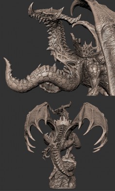 Possessed Dragon (Detail)