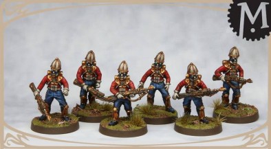 Steampunk British Infantry