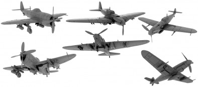 Thunderbolt, Sturmovik and Messerschmitt Bf 109