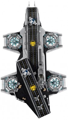 Lego Helicarrier (Top Down)