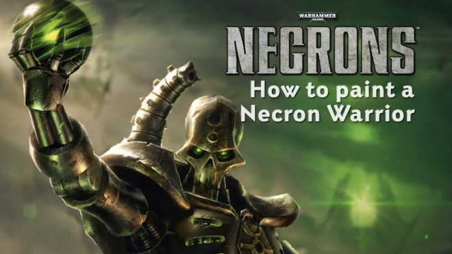 Games Workshop Painting Tutorial: How To Paint A Necron Warrior