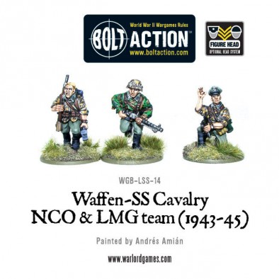 Waffen SS Cavalry NCO LMG Dismounted