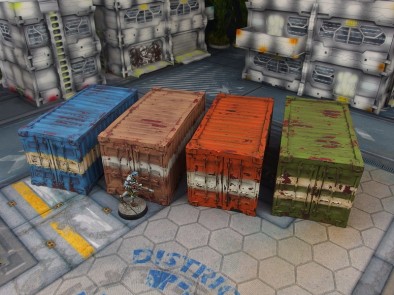 Containers (Lined Up)