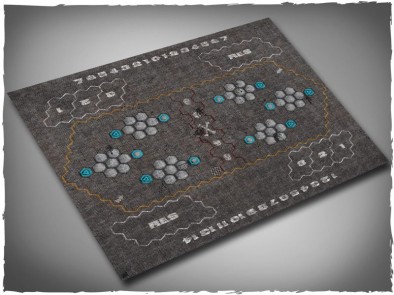 Futuristic Football Gaming Mat