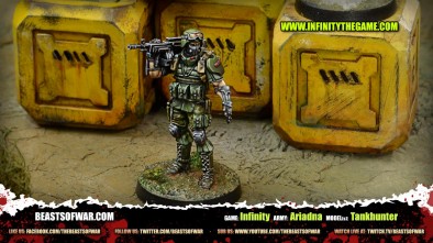 Game: Infinity Army: Ariadna Model(s): Tankhunter
