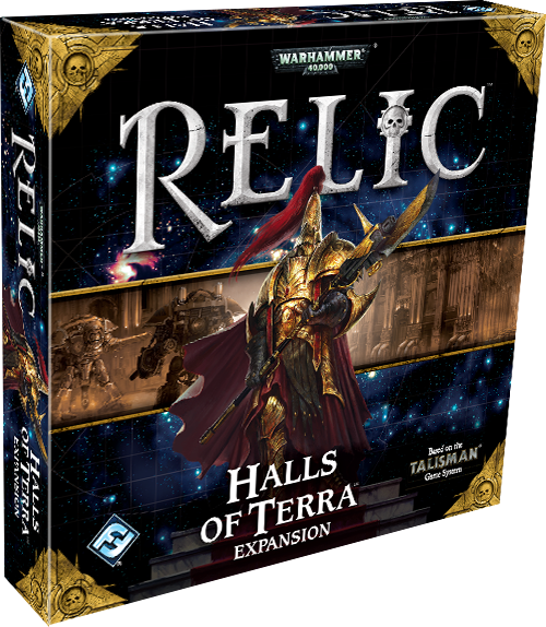 Board Game Warhammer 40k Relic Base game and Halls of Terra Expansion Sealed 