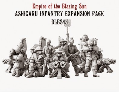 Dystopian Legions Empire of the Blazing Sun Ashigaru Expansion Pack