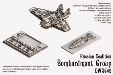 Dystopian Wars Russian Coalition Bombardment Group
