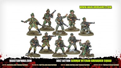 Unboxing: Bolt Action German Veteran Grenadier Squad