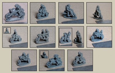 20mm Bikers (Unpainted)