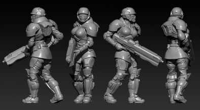 Female Sayx Assault Trooper