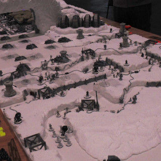 Star Wars Hoth Table Getting Ready For The Gamers!