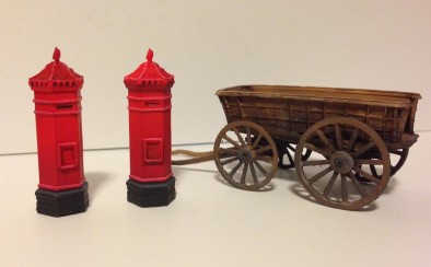 Post Boxes & Cart