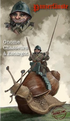 Gnome Chasseur & Escargot