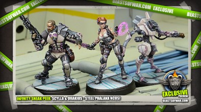 Infinity Sneak Peek: Scylla & Drakios - Steel Phalanx NCOs!