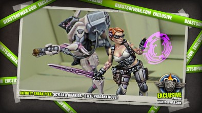 Infinity Sneak Peek: Scylla & Drakios - Steel Phalanx NCOs!