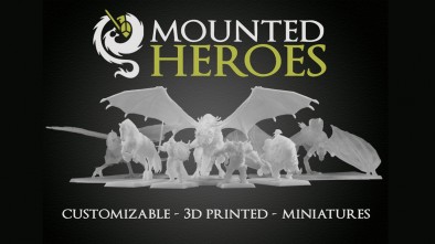 Mounted Heroes 3D Printing