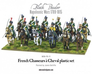 Napoleonic French Chasseurs à Cheval (Plastic)