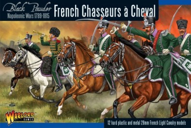 Napoleonic French Chasseurs à Cheval (Plastic Box)