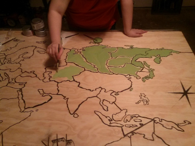 Risk Painting the Map