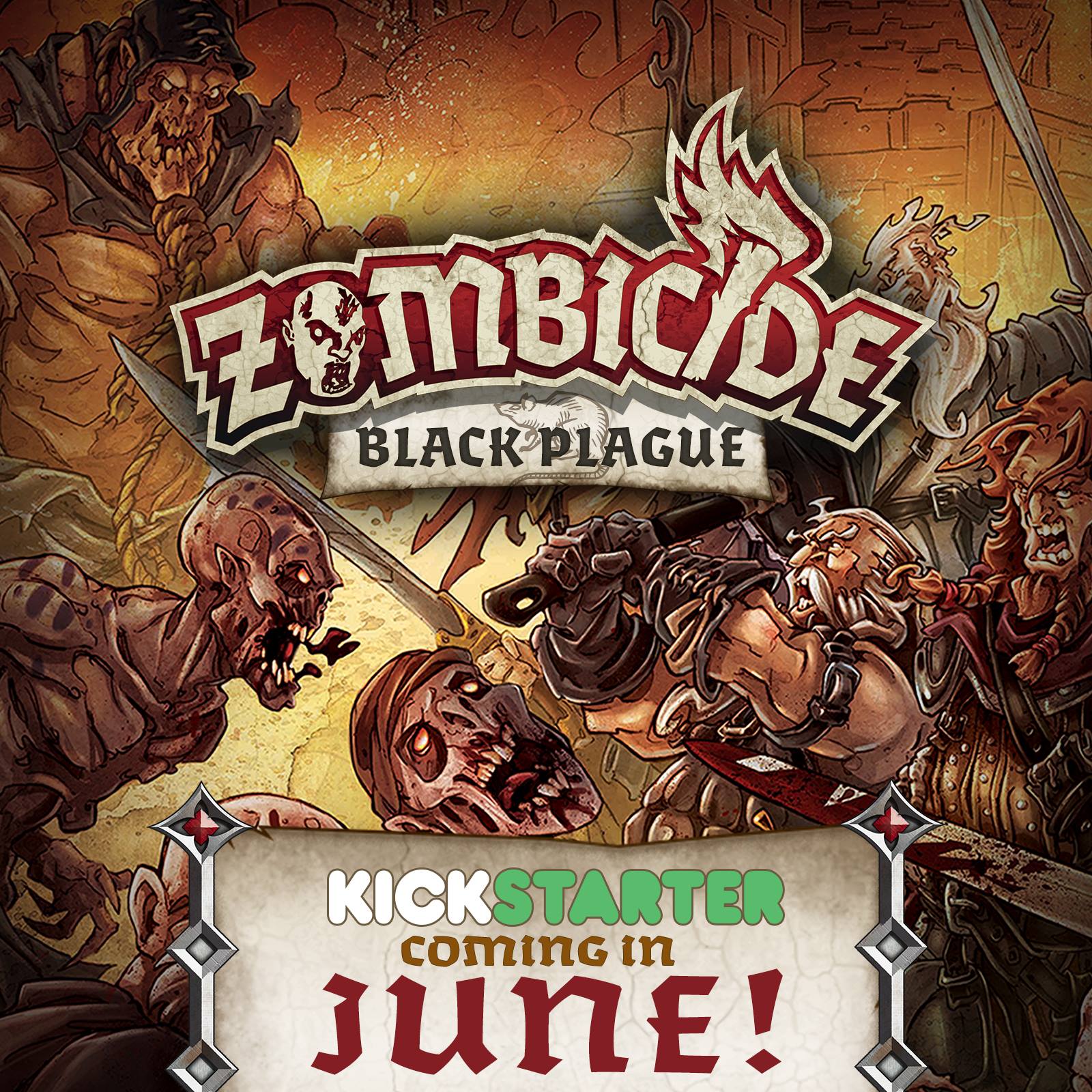 Kickstarter exclusive English Zombicide Black Plague THOMAS 