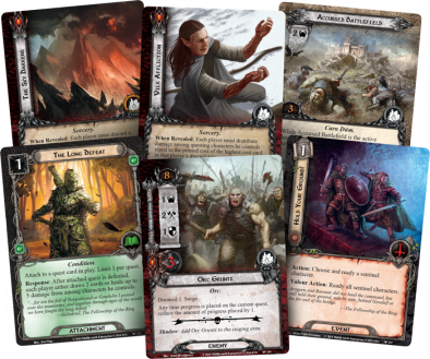 LOTR battle of carn cards