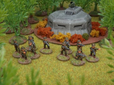 Rifle Squad in Bush Hats