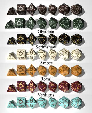 Tinker Dice Colours